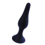 Анальный плаг Silicone Plug Black - Large - мініатюра 2