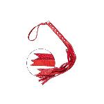Флогер натуральная кожа, Red - мініатюра 3