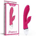 Вибромассажер с рельефным наконечником Rabbit Vibrator USB Rechargeable - мініатюра 7