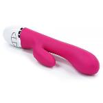 Вибромассажер с клиторальным стимулятором Rabbit Vibrator USB Rechargeable - мініатюра 4