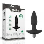 Анальный плаг с вибрацией Vibrating Anal Plug - мініатюра 1