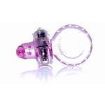 Эрекционное вибро кольцо BOSS Rabbit Vibro Cock Ring Pink - мініатюра 6