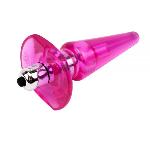 Анальный плаг NICOLE'S Vibra Plug, Pink - мініатюра 2