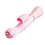 Вибратор-кролик "Vibro licking", 12 режимов вибрации, цвет розовый - мініатюра 9