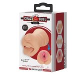 Мастурбатор c двумя входами Crazy Bull - Sarah soft skin, BM-009240N - мініатюра 8