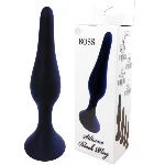Анальный плаг Silicone Plug Black - Small, BS6400092 - мініатюра 1