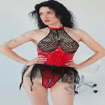 Комплект эротического женского белья "Flirting", лак красный, размер М - мініатюра 6