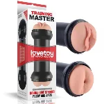 Мастурбатор вагина-анус двойной мастурбатор Training Master Double Side Stroker Pussy and Anus - мініатюра 1