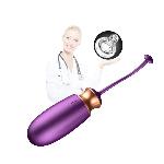 Виброяйцо с подогревом и пультом ДУ - Vibrating Silicone Love EGG USB - мініатюра 10