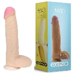 Фаллоимитатор EGZO DS012 ( 24 см х 5 см ) - мініатюра 1