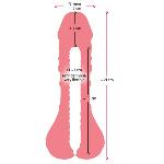 Мастурбатор-насадка 2 IN 1 Nature Skin Extension + Masturbator (Анал) - мініатюра 8