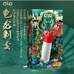 Презерватив OLO с усиками + шарик "Tortoiseshell Spiny condom" (1 презератив + 1 шарик) - мініатюра 1
