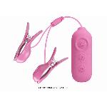 Электростимулятор для груди PRETTY LOVE - Nipple Clip 7 режимов вибрации, 3 режима электростимуляции - мініатюра 3
