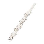 Ошейник VIP Leather Collar, White - мініатюра 3