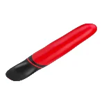 Стильный компактный вибратор AMOR BIG VIBRATOR REAL BIG Red (Приложение НЕ Функционирует!) - мініатюра 1