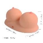 Мастурбатор Грудь-Вагина "Ashery Big Sexy Breast" без вибрации телесный - мініатюра 1
