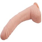 Фаллоимитатор на присоске Baile Beautiful ALEX 11'' Flesh, BW-008037NR - мініатюра 2