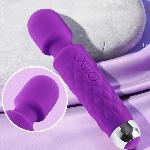 Вибратор микрофон «Violet Microphone», 20 режимов вибрации ,фиолетовый - мініатюра 3