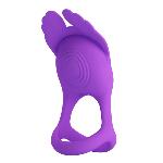 Эрекционное кольцо Pretty Love - Vibration Penis Ring SILAS Purple - мініатюра 3