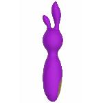 Вибратор Purple bunny 10 режимов вибрации цвет фиолетовый - мініатюра 2