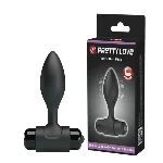 Силиконовая вибропробка Pretty Love - Vibro but plag 10  режимов вибрации - мініатюра 1