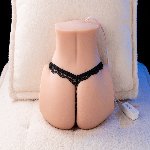 Мастурбатор вагина и попа  “Juicy Hot” , с вибрацией и посасыванием - мініатюра 9