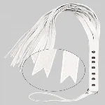 Флогер натуральная кожа, White - мініатюра 1