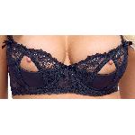 Эротический кружевной комплект с подтяжками от Cottelli LINGERIE Размер 75B/S - мініатюра 4