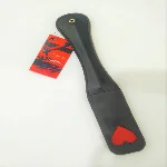 Шлепалка с сердечком BDSM Desire  из натуральной кожи - мініатюра 1