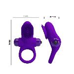 Кольцо эрекционное серии Pretty Love " Vibrant penis ring II " - мініатюра 7