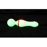 Светящийся вибратор в темноте Glow in the dark Wand 9 режимов вибрации - мініатюра 5