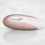 Клиторальный стимулятор Satisfyer Pro Deluxe 11 режимов интенсивности золотистый - мініатюра 6