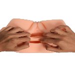 Мастурбатор Вагина-Анус  White hands Masturbator без вибрации телесный - мініатюра 6