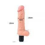 Вибратор с мошонкой 9.25" Flexi Vibrator, Flash - мініатюра 2