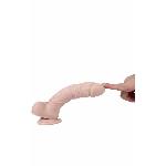 Фаллоимитатор - Beast Sexy silicone dildo цвет светлая кожа - мініатюра 4