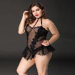Черное тедди с юбочкой XL/XXL - мініатюра 2