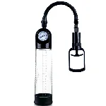 Вакуумная помпа с манометром (насос) Penis Pump Boss прозрачный - мініатюра 1
