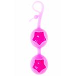 Вагинальные шарики Pink Star цвет розовый - мініатюра 2