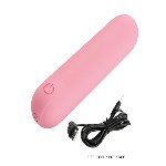 Перезаряжаемая вибропуля Pretty Love - Stefan Light pink, BI-300085-3 - мініатюра 7