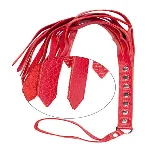Флогер натуральная кожа Leather Floger, Red - мініатюра 1