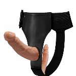 Страпон с двумя насадками BAILE - DOUBLE DILDOS Strap On, BW-022077 - мініатюра 8