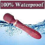 Вибромассажёр микрофон "Lilo 360°", бордовый, 10 режимов вибрации - мініатюра 4