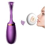 Виброяйцо с пультом ДУ - Vibrating Silicone Love EGG USB - мініатюра 2