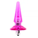 Анальный плаг NICOLE'S Vibra Plug, Pink - мініатюра 1