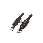 Наручники Leather Hand Cuffs, Black - мініатюра 3