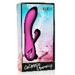 Вибратор-кролик -  Malibu Minx розовый - мініатюра 2