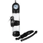 Вакуумная помпа с вибрацией Boss Series: Powerpump MASTER Vibrating - Black&Clear - мініатюра 5