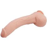 Фаллоимитатор на присоске Baile Beautiful JACK 10,2'' Flesh - мініатюра 8