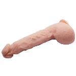 Фаллоимитатор на присоске Baile Beautiful JASON 9,4'' Flesh - мініатюра 5