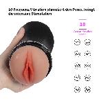 Мастурбатор "Tiny Waist", 10 режимов вибрации и АУДИО-СЕКС функция - мініатюра 9